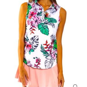 Island Time Sunday Swagger golf/ tennis polo